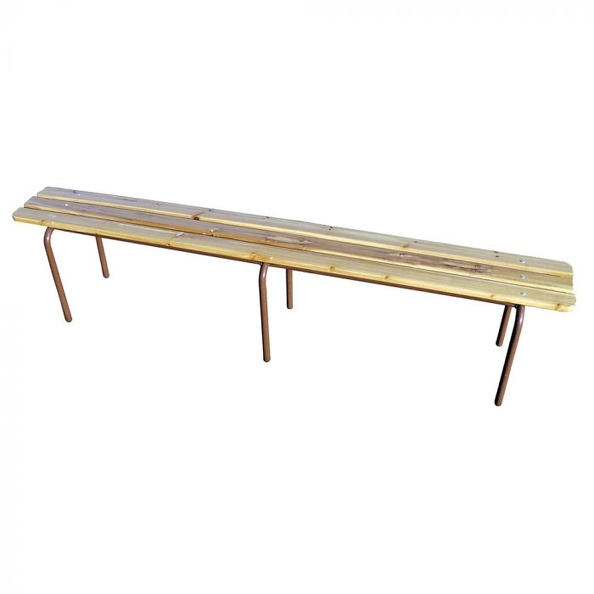 Banc Empilable 3 Lattes bois vernis