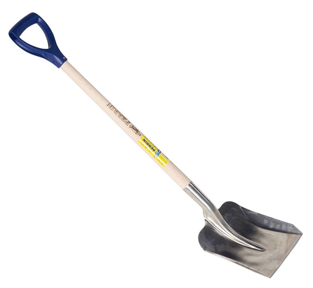 PELLE AUTO ALU MANCHE 0.585 AVEC POIGNEE PLASTIQUE PEFC 100 %